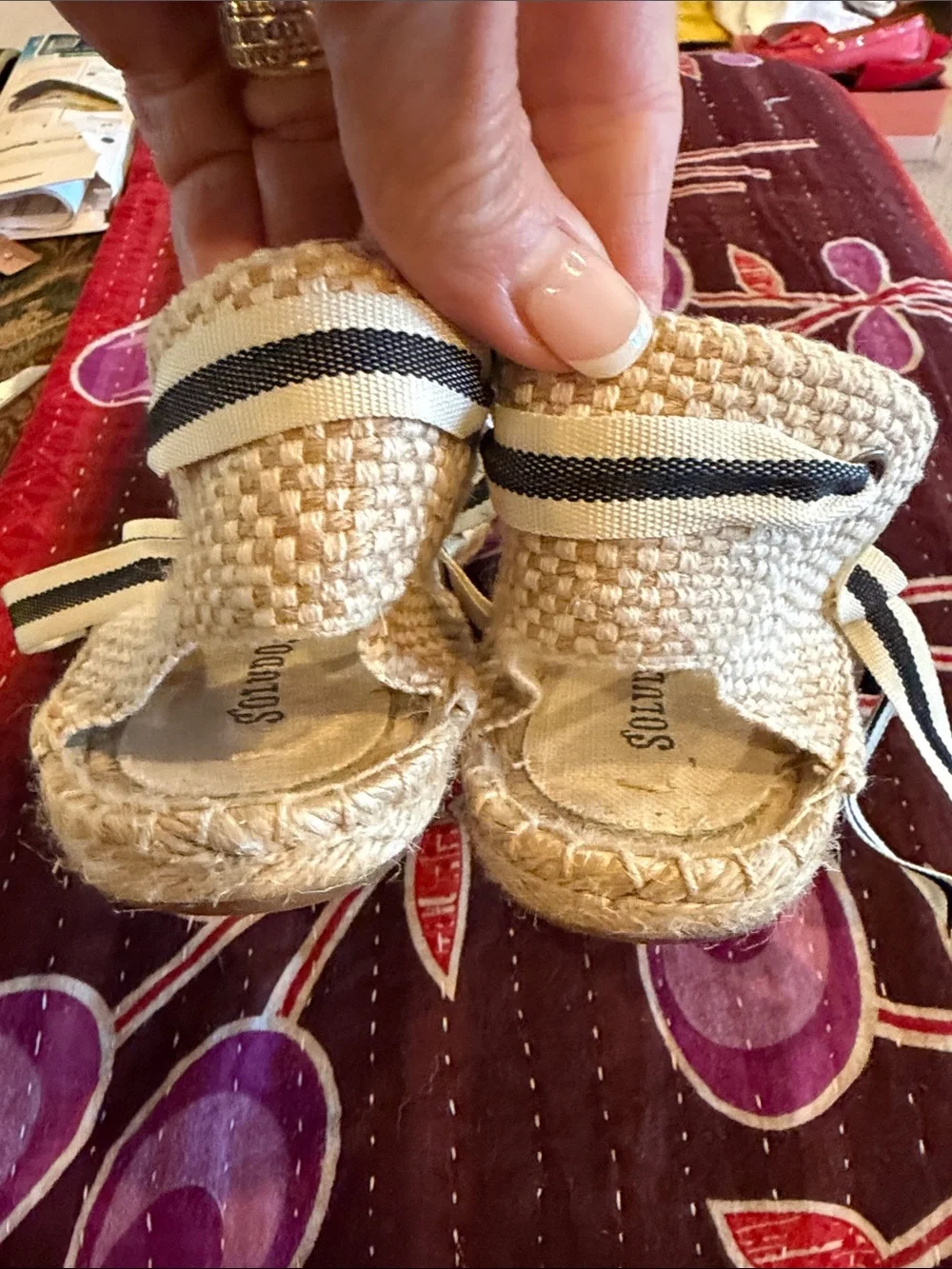 Soludos canvas striped